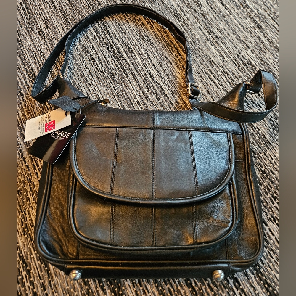 (NWT) Geniune Leather Crossbody/Shoulder Bag